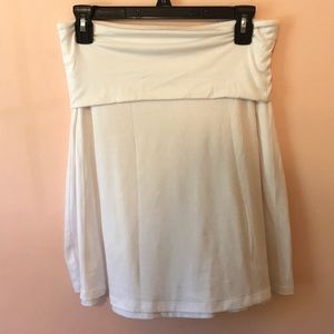 White Old Navy Skater Skirt